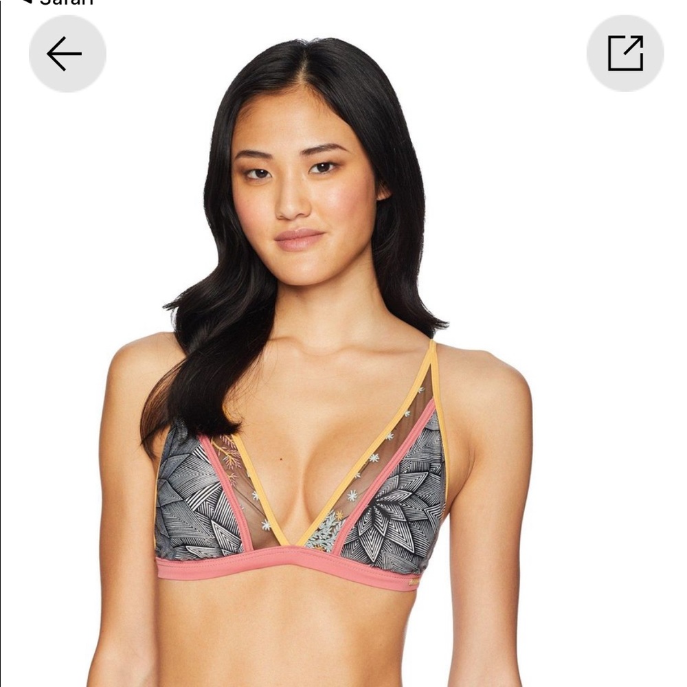 ISO Roxy Marshmallow Pop Surf elongated bikini